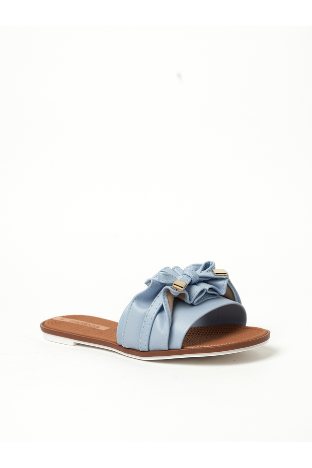 Ladies Flat Sandals Jeans | Made In Brazil
