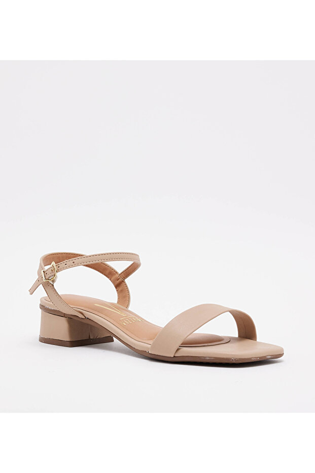 Vizzano Ladies Low Heel Sandals Beige | Made In Brazil