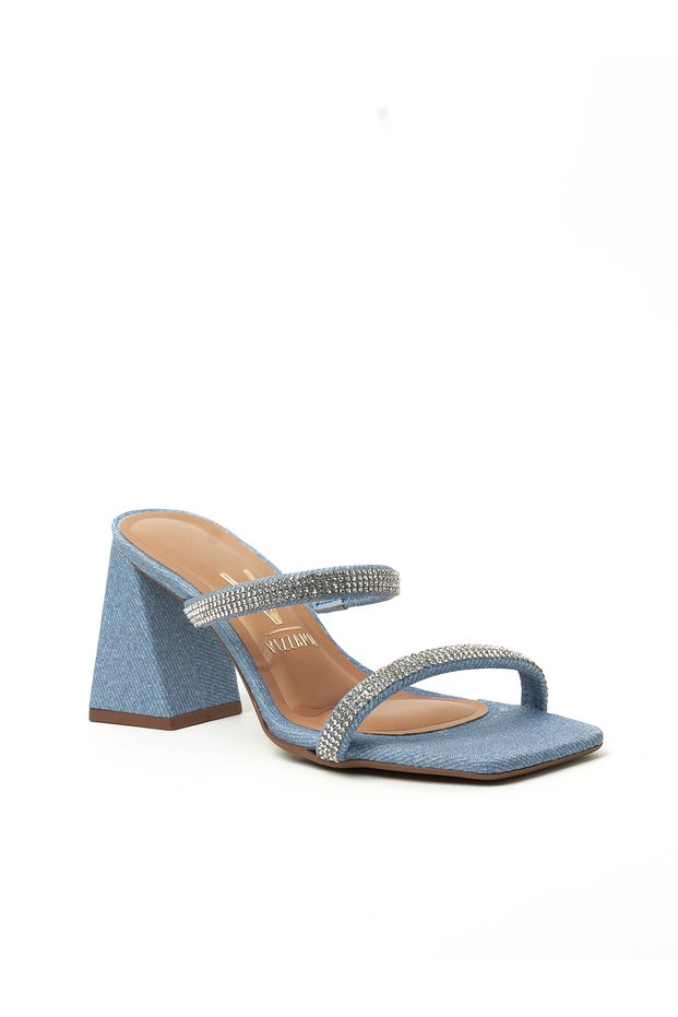 Vizzano Ladies Party Sandals Jeans | Made In Brazil