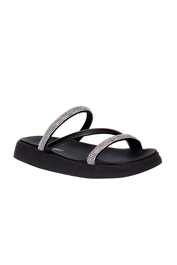 Ladies Comfort Sandals Black | Made In Brazil