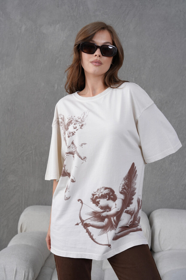 Τυπωμένο πλενόμενο μπλουζάκι Casual Basic - 2