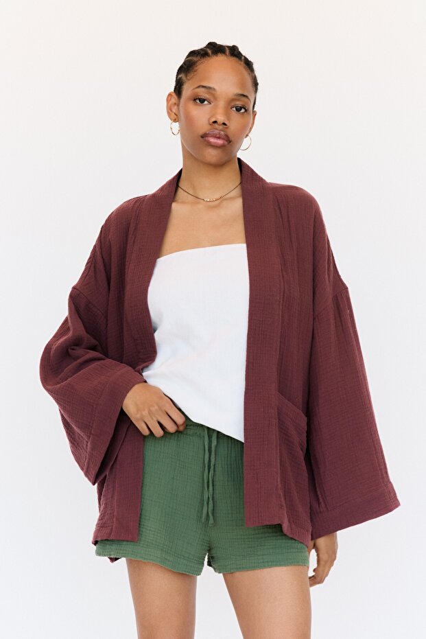 سترة كيمونو متدفقة - 2