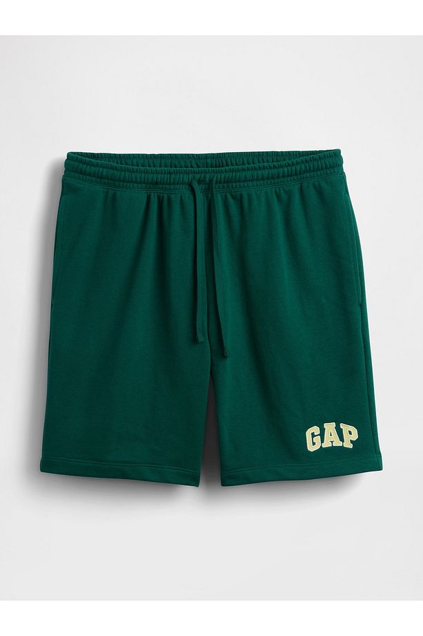 Erkek Yeşil Relaxed Gap Logo Şort - 2