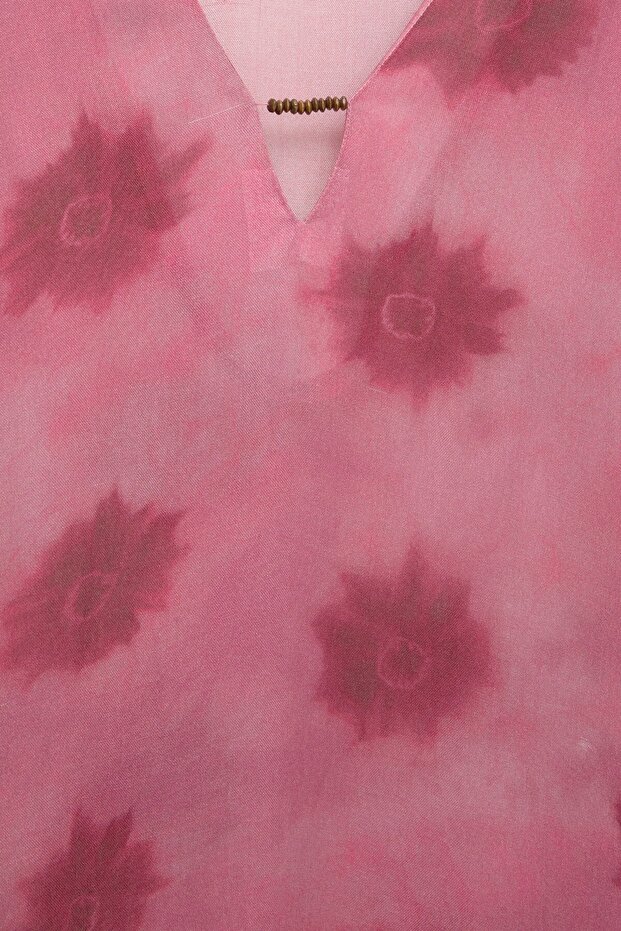 Desenli rustik kaftan - 6