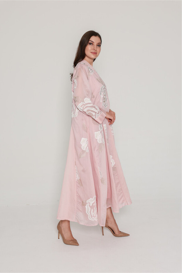 Flowy Flower Pattern Dress - 1