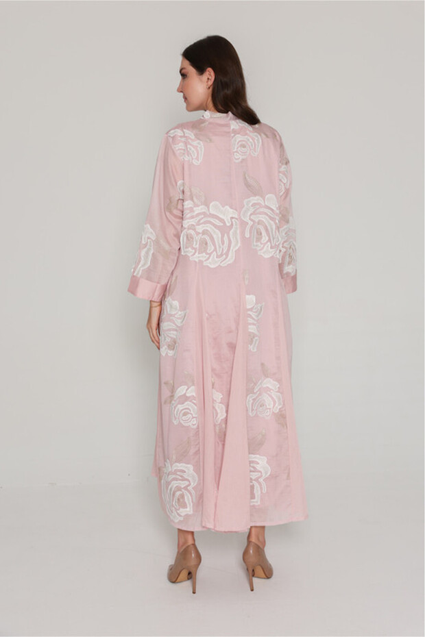 Flowy Flower Pattern Dress - 3