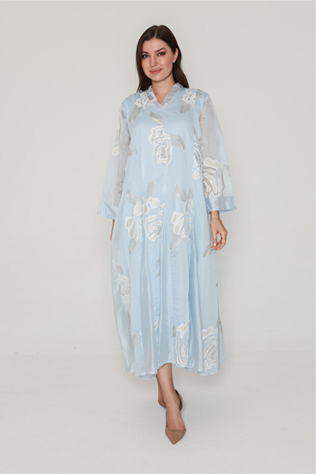 Flowy Flower Pattern Dress