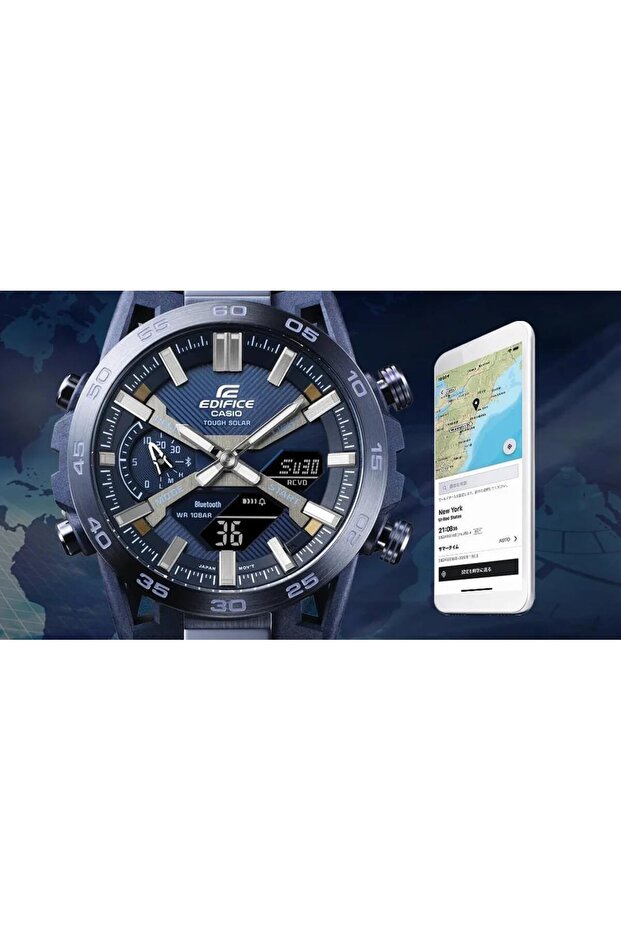 Ceas Barbati, Casio Edifice, Bluetooth Smartphone Link ECB-2000CB-2AEF - 5