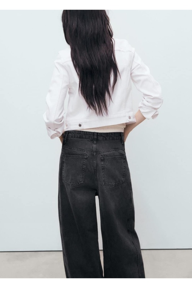 Cepli denim ceket - 4