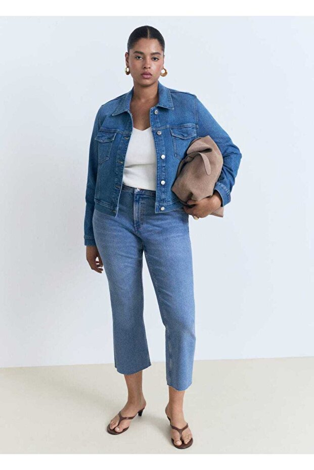 Sienna flare crop jean pantolon - 8