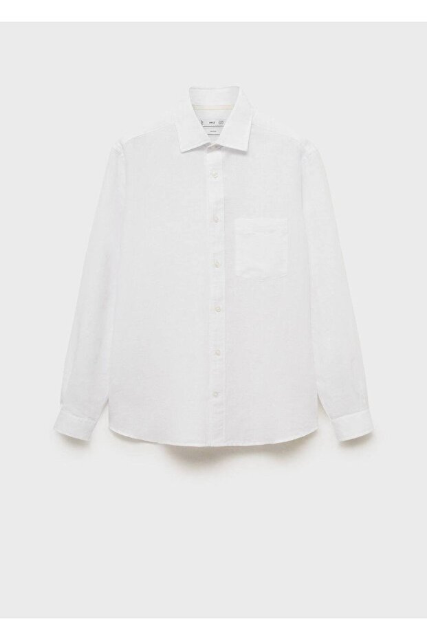 Cepli keten gömlek - 3