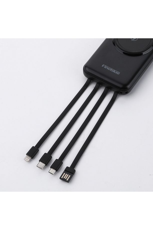 FC-1004 Wireless Powerbank 10000 mAh - Siyah - 2