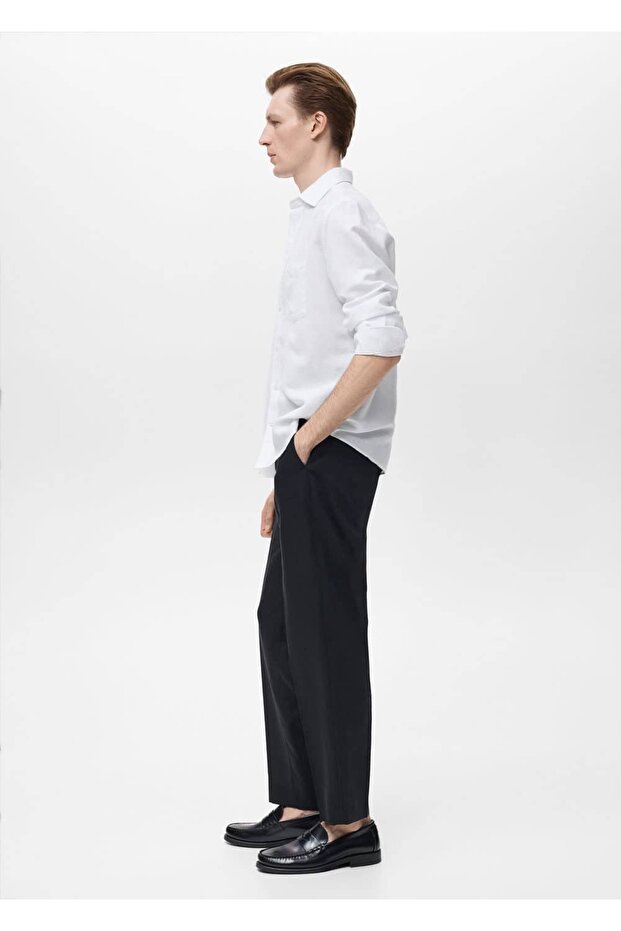 Cepli keten gömlek - 6