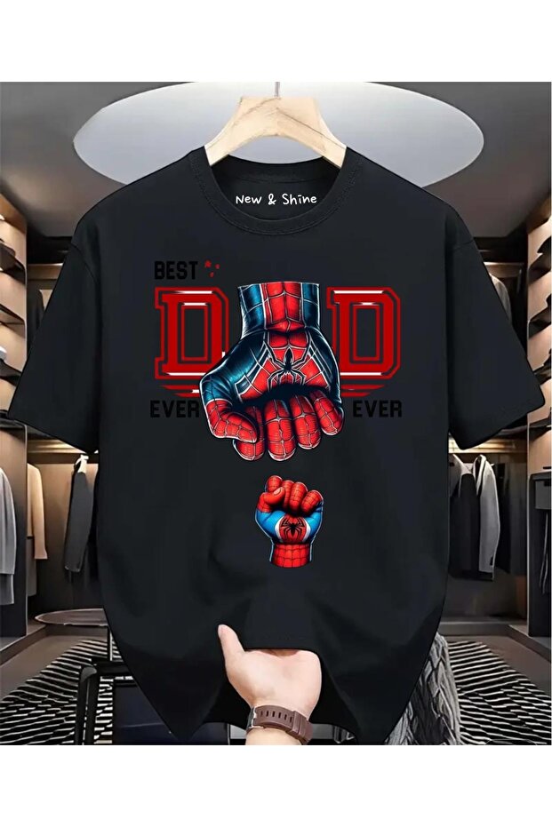 Best Dad Ever Printed Oversize T-Shirt