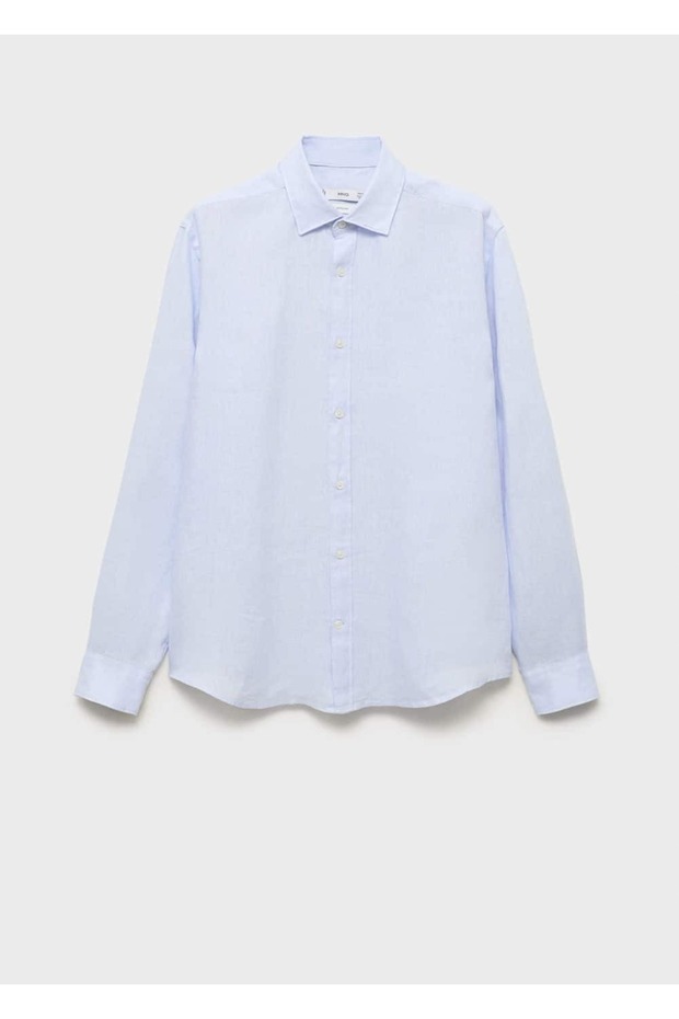 %100 keten gömlek - 3