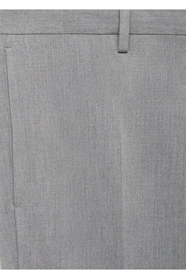 Süper slim fit streç kumaştan kumaş pantolon - 6