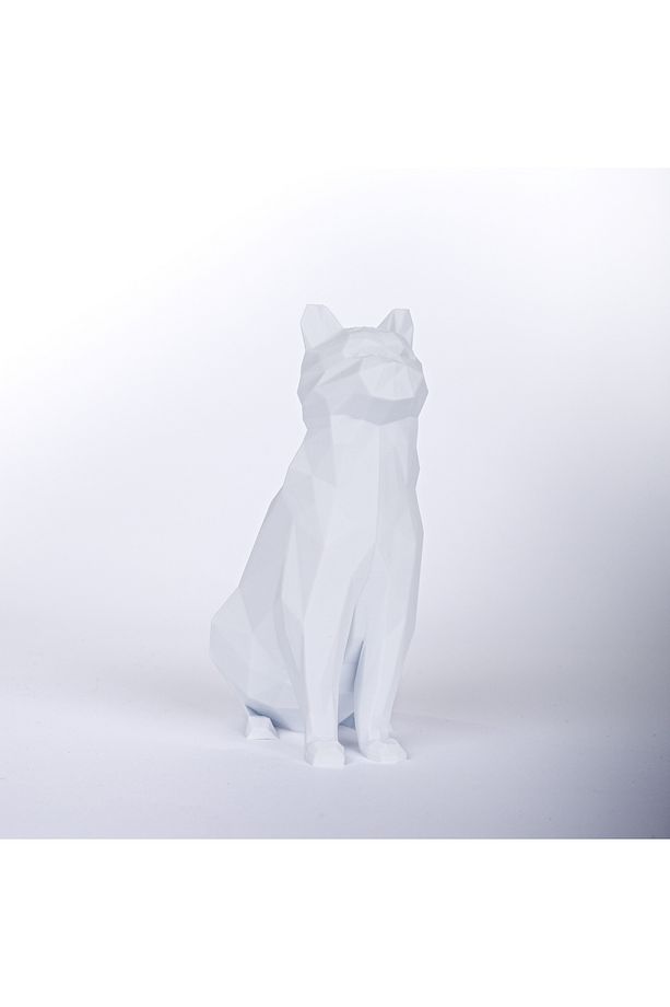 Geometrik Kedi Biblo – 13 cm Low-Poly Dekor - 2