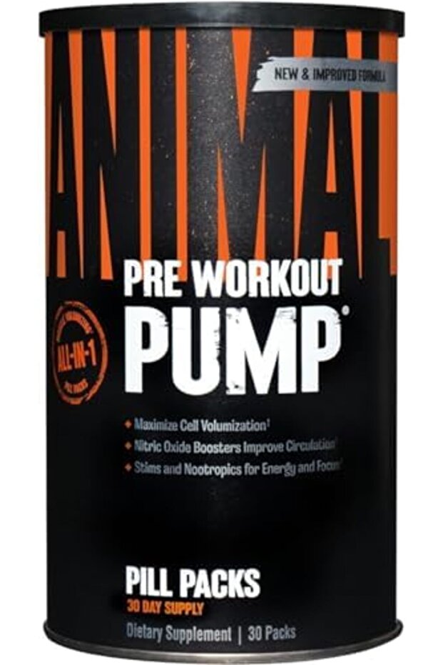 Universal Nutrition Animal Pump, Pack of 30