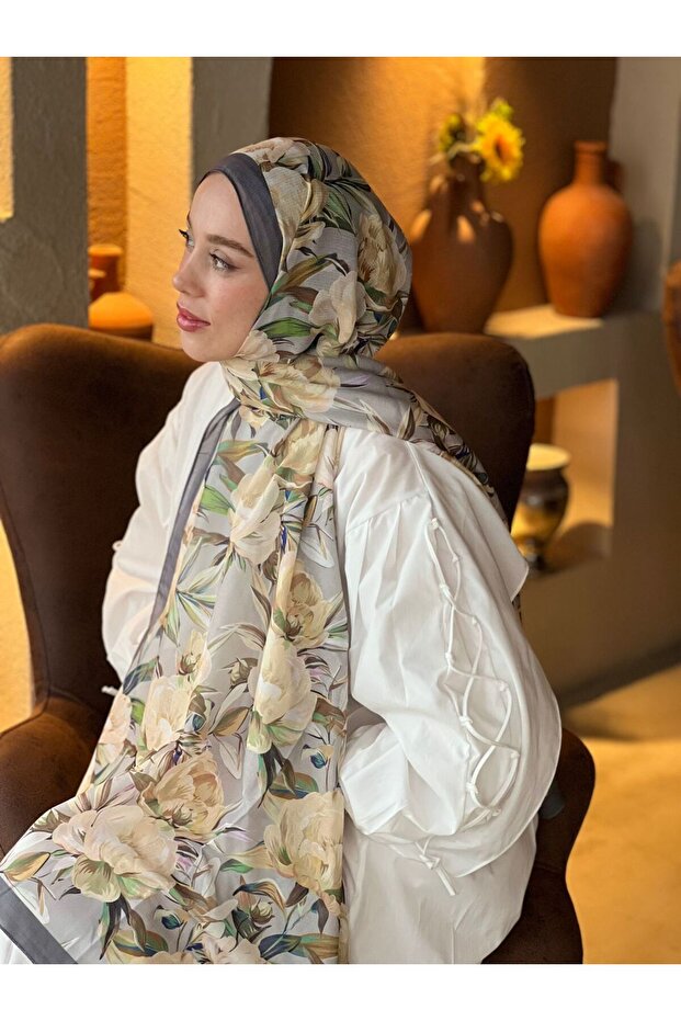 Seta Desen Lina Şal - 1