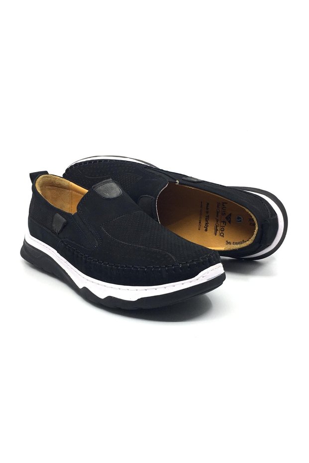 100% Leather Nubuck Men's Summer Orthopedic Comfortable Laceless Rok Shoes New Season 40-44