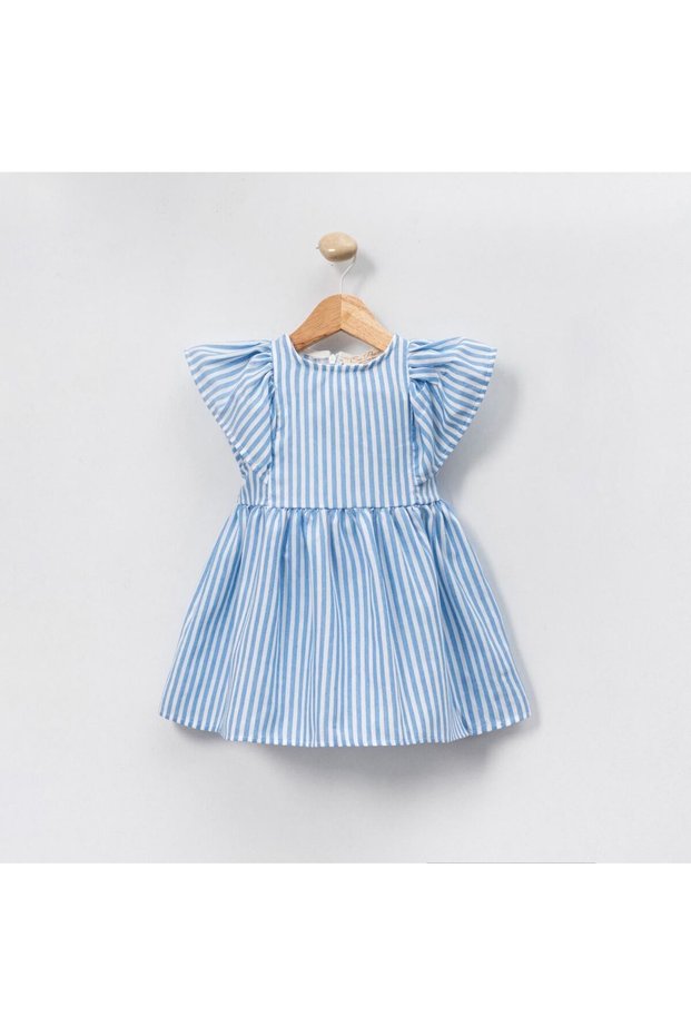 Girl's Linen Dress Slim Fit Is a Size up You Can Choose
