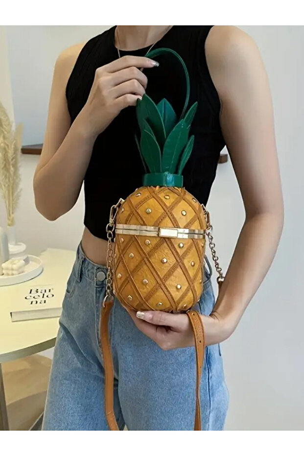 Ananas Tasarım Çanta - 2
