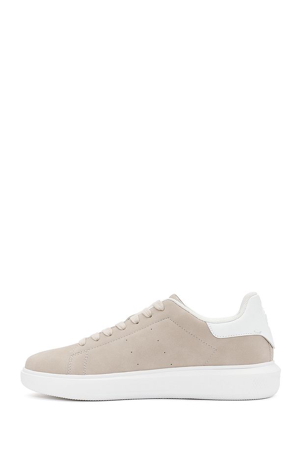 ACBC x Derimod Erkek Bej Bağcıklı Süet Sneaker 25SFD780310 - 2
