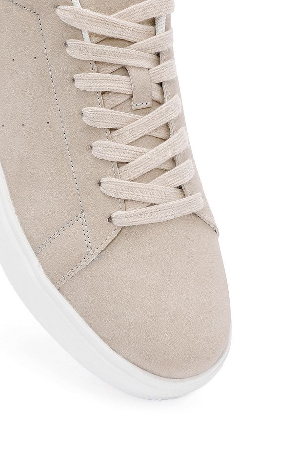 ACBC x Derimod Erkek Bej Bağcıklı Süet Sneaker 25SFD780310 - 8
