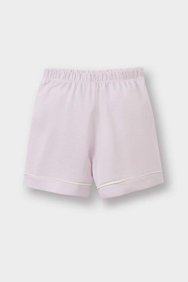 Kız Bebek Pijama Takımı Kısa Kollu Penye Üst Esnek Belli Şort E1548a525hs - 2