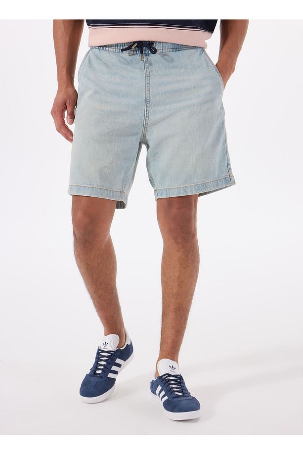 Erkek Regular Fit Desenli Denim Şort M5GD35D5M51GAL1 GJ JOGGER DENIM S - 2