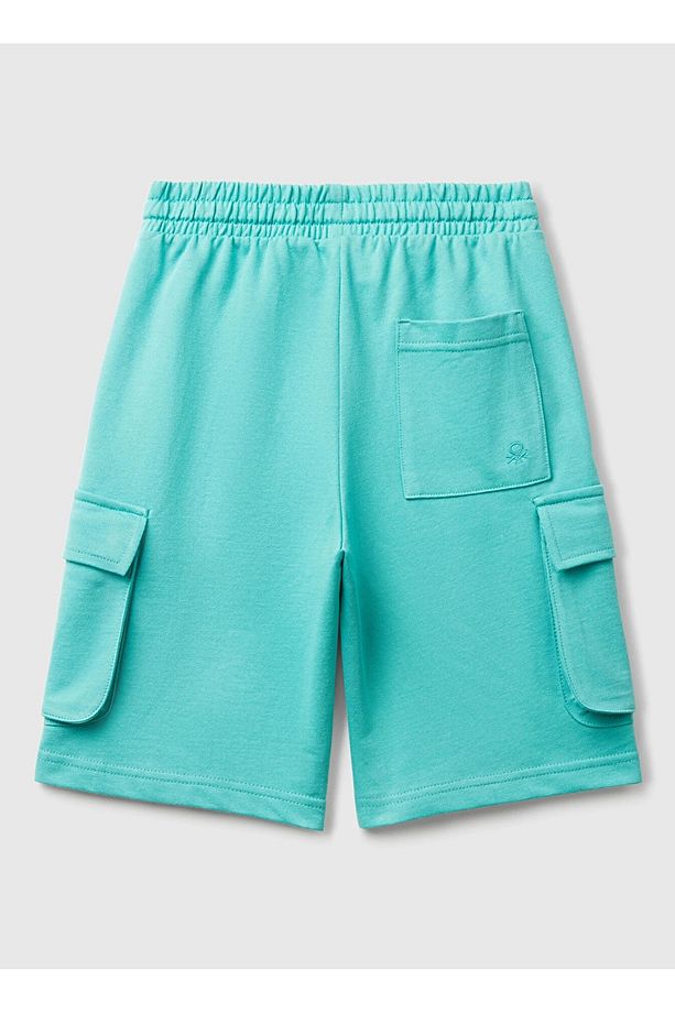 Normal Bel Regular Fit Mint Erkek Çocuk Şort 39DJC902N - 3