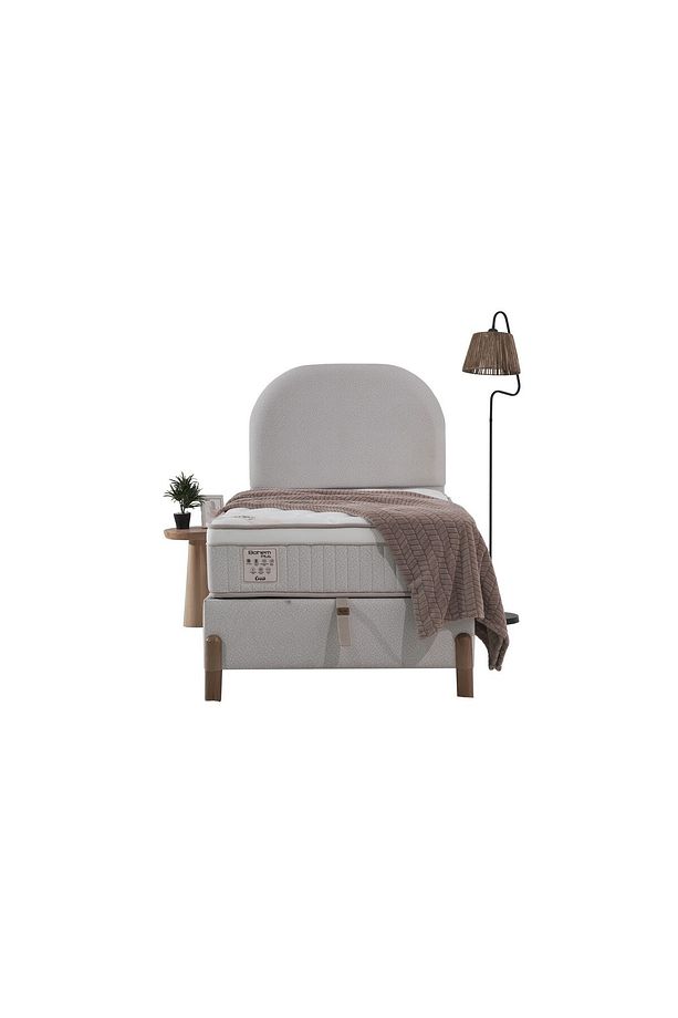 Bohem Plus Tek Kişilik Uyku Seti – Pocket Yaylı Yatak, Sandıklı Baza, Başlık3 Lü Set - 5