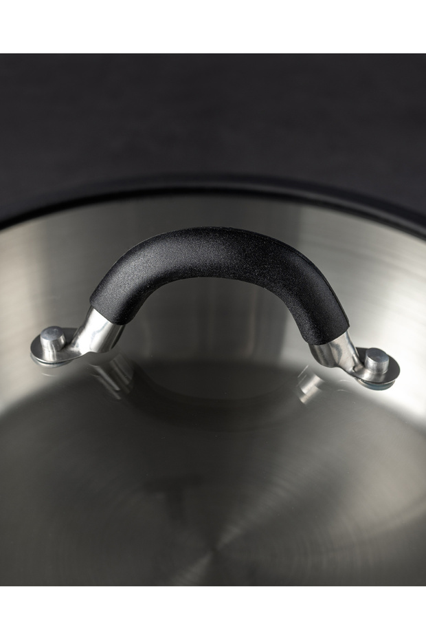 Colin Kısa Tencere - Çelik - 24 cm - 5