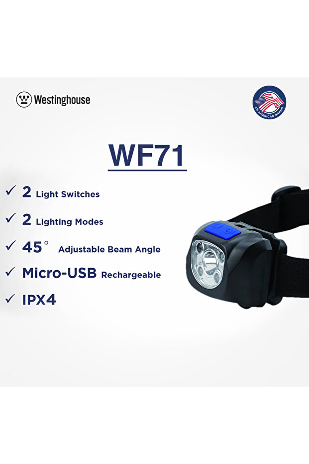 WF71 Rechargeable Head Light with motion sensor