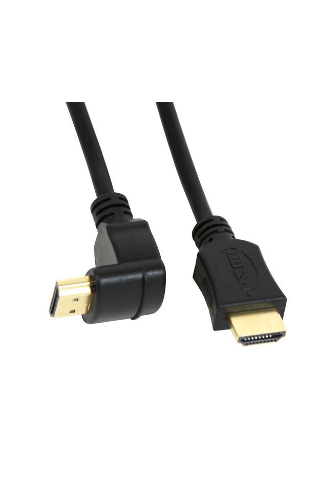 Cablu HDMI v.1.4 Auriu Angular 3m