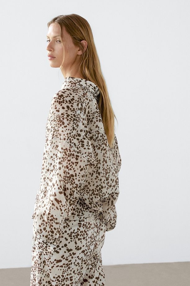 Desenli Oversize Bluz - 4