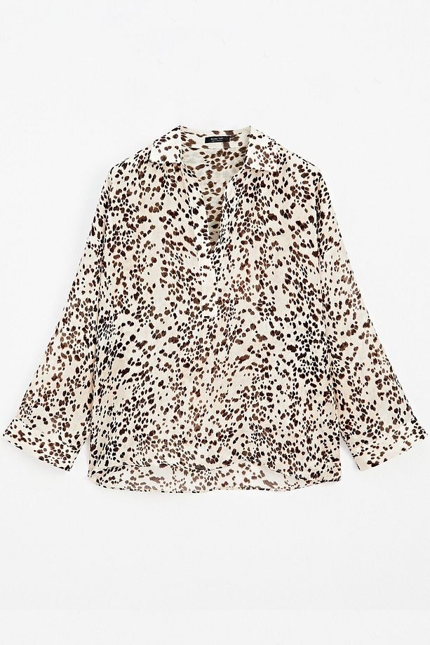 Desenli Oversize Bluz - 5