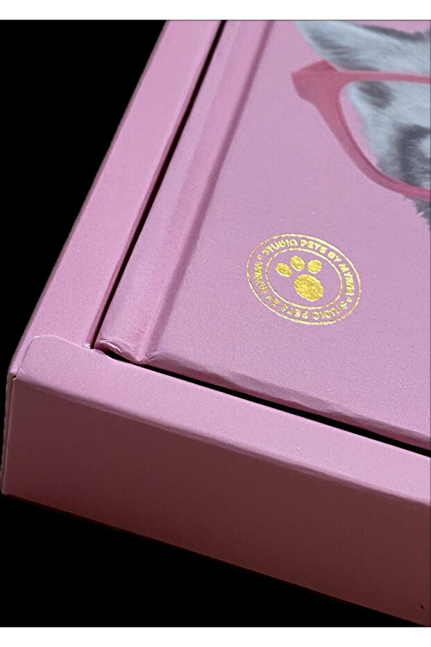 NOTEBOOK WİTH BALL PEN STUDİO PETS BY MYRNA HAYVANLAR KEDİ KÖPEK DEFTER KALEM SET HEDİYELİK - 3