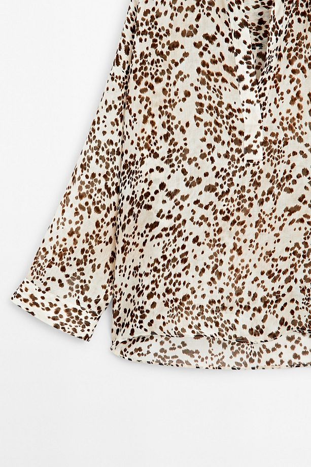 Desenli Oversize Bluz - 7