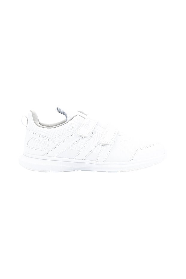 Solid Sneakers with Hook and Loop Closure - Junior - 1