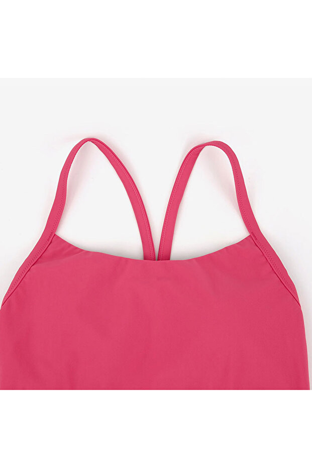 Solid Racerback Kadın Yüzücü Mayosu - 4