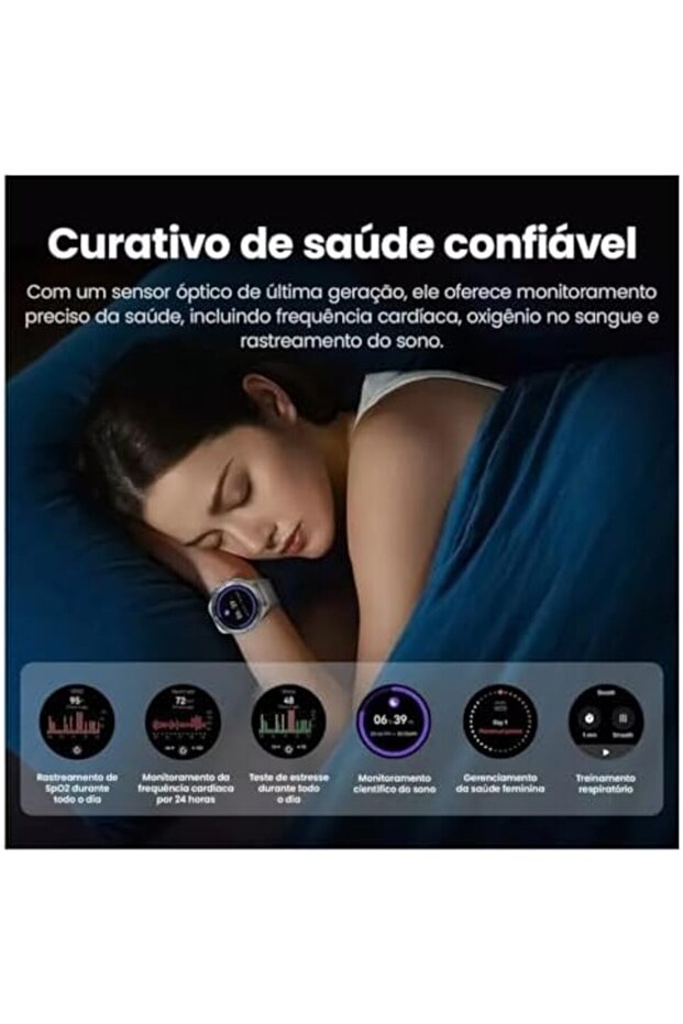 Solar Neo HF008 Smart Watch, 1.53" HD Display, Smart Message Notifications, Health Monitoring - 3