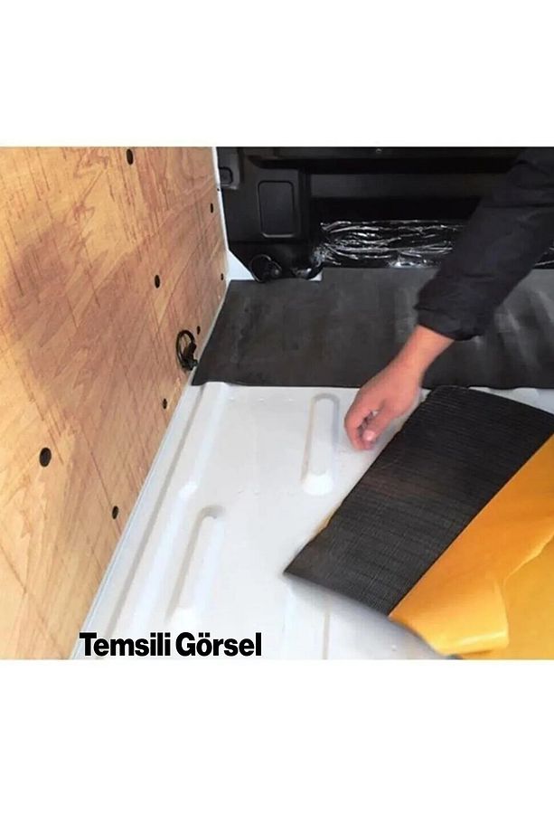 Yapışkanlı Araç Ses Isı Yalıtım İzolasyon Bant En:100 cm Kalınlık:10 mm Uzunluk1 Metre Kauçuk Sünger - 7