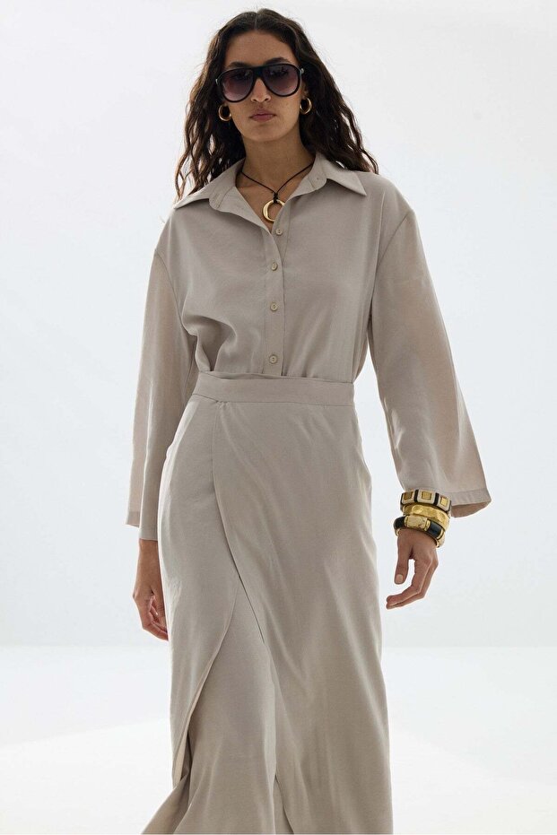 Rochie Model Pareo - Stone - 8