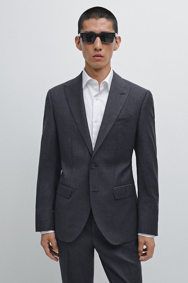 %100 yün klasik blazer - 2