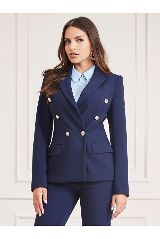 Shelly Kadın Vatkalı Blazer - 1