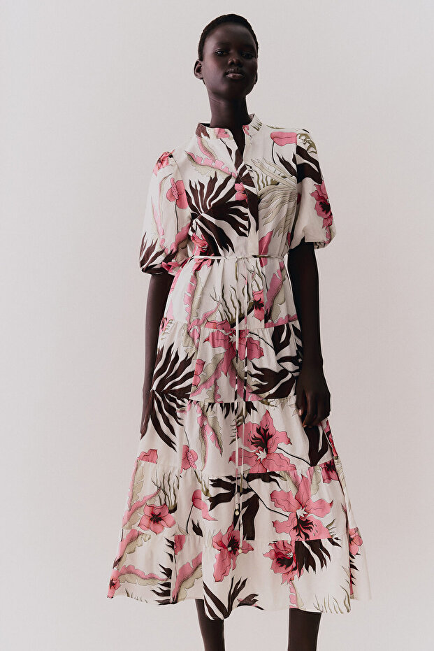 Pamuklu Uzun Elbise - 2