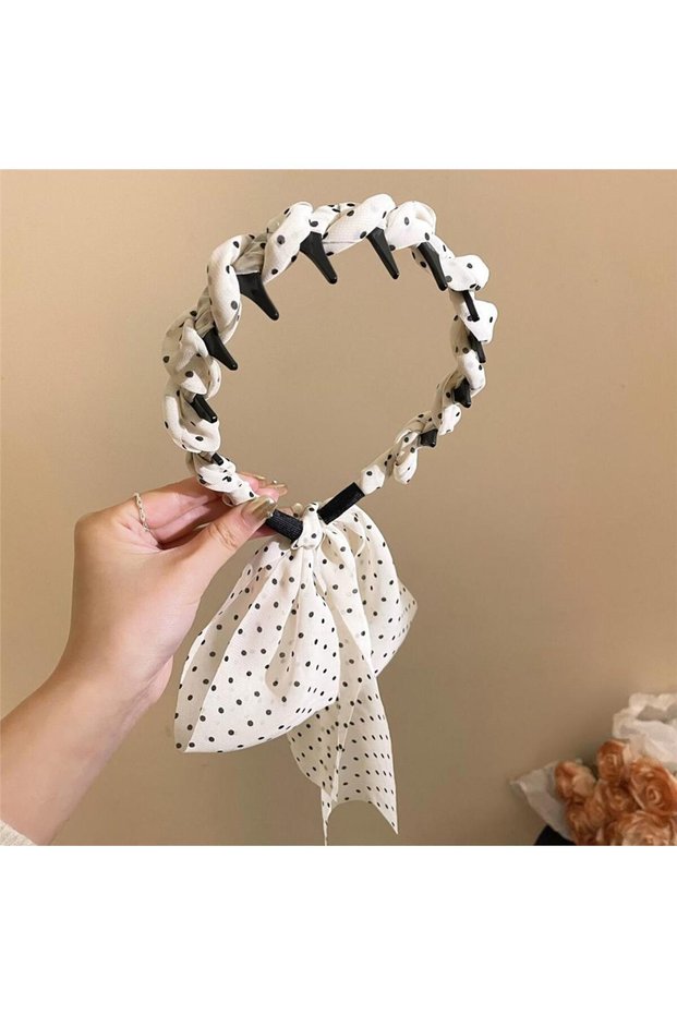 White Scarf Tie Crown