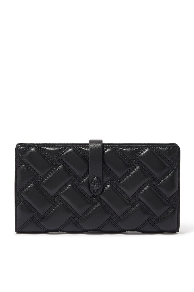 Quilted Soft Leather Wallet, Soft Lambskin Card Holder