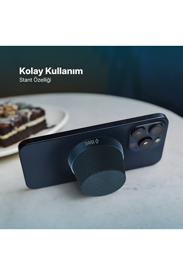 Vox Mini M Magsafe Uyumlu 2’si 1 Arada Kablosuz Bluetooth Hoparlör Lacivert 2BH13L - 4